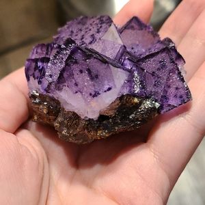 Fluorite with Sphalerite Elmwood , Tennessee